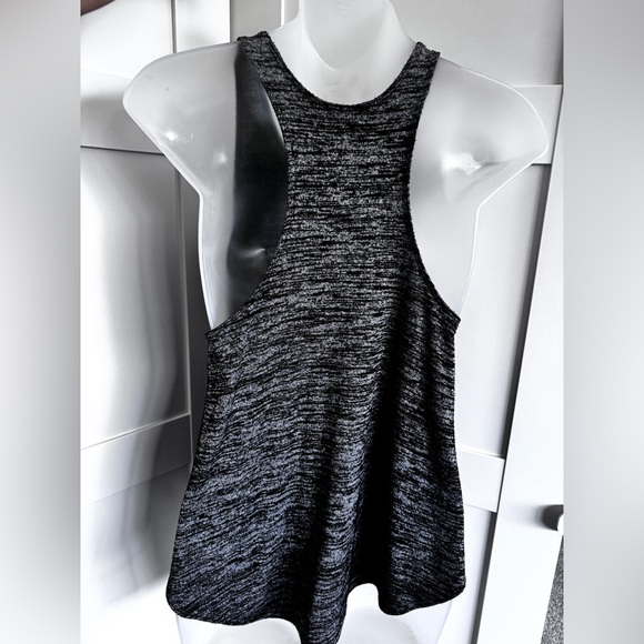 ARITZIA WILFRED FREE Burnette Tank Swing Top Racerback Black & Gray Marled Med - Picture 6 of 15